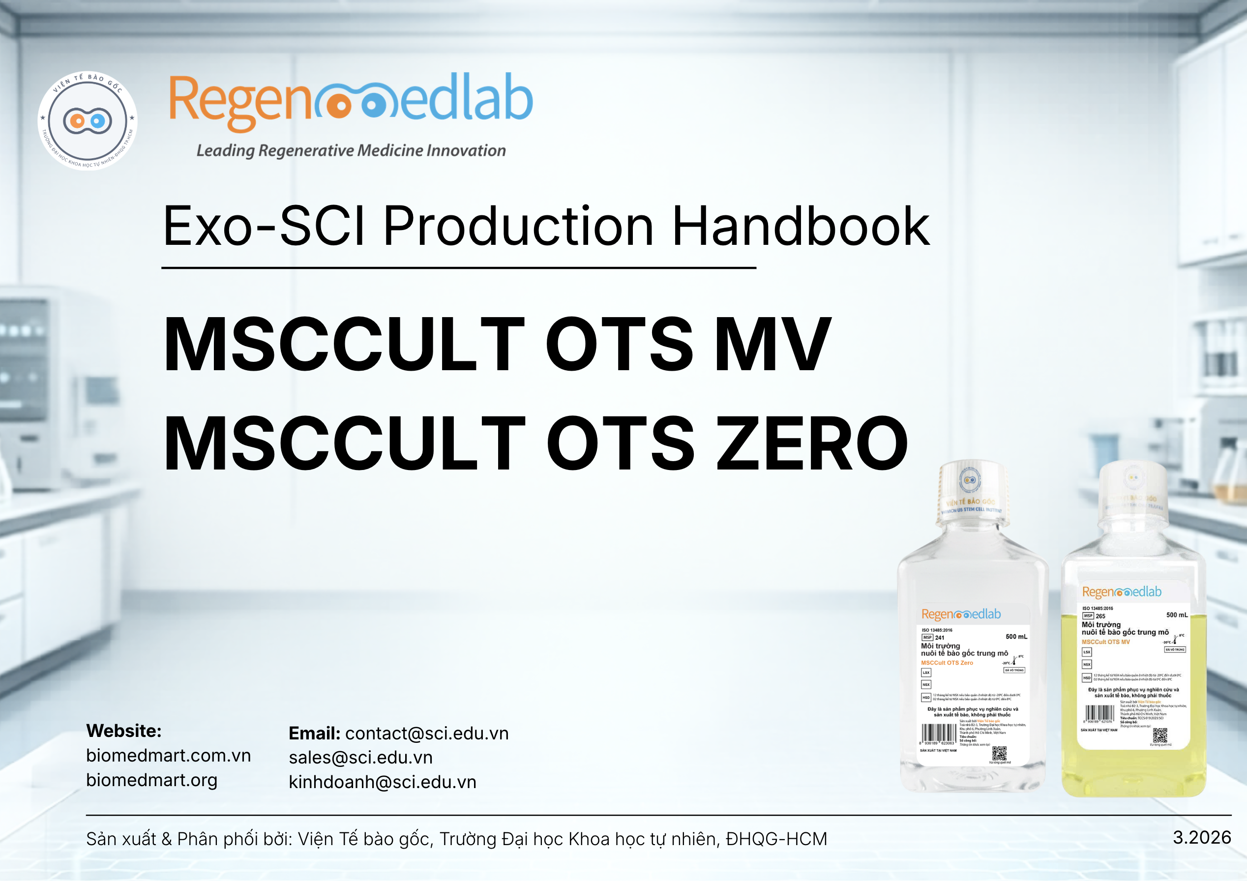 Công nghệ EXO-SCI và hệ môi trường MSCCult OTS