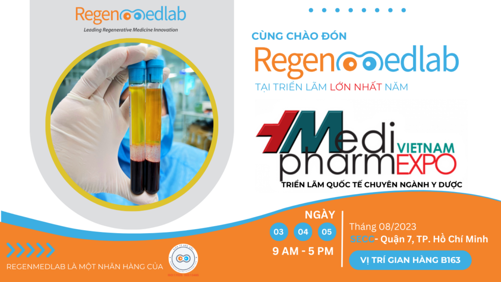 Nhãn hàng Regenmedlab thu hút nhiều khách tham quan tại VietNam Medi-Pharm Expo 2023