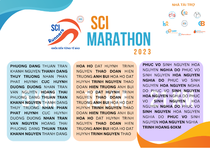 SCI Marathon 2023: Chúng tôi chạy, còn bạn?